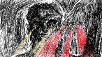 Antonina Dąbrowska-Między światłem a krzykiem-Grafiki i plakaty