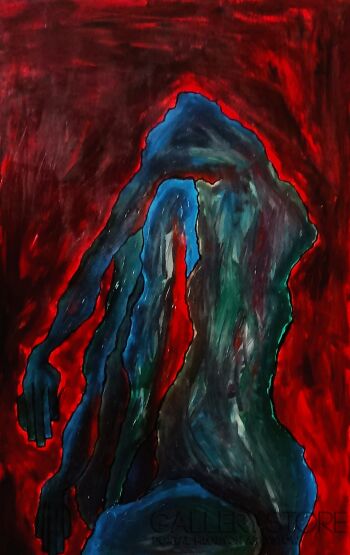 Arkadiusz  Kaczor SZARAMASA-SEPTEMBERTICA POSE.1-Technika mieszana