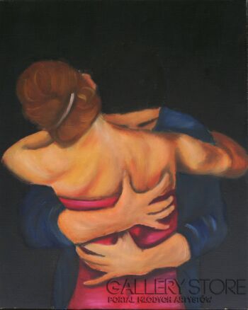 Artem Tuliuk-Objęcie-Olej