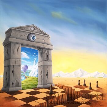 . ASENSIR-"Biegnij dalej sam" z cyklu "Time"-Malarstwo