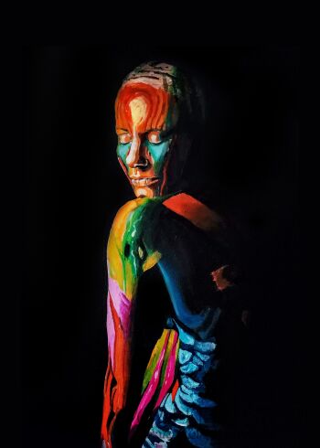 Bartłomiej Górecki-Portret Addendy-Akryl