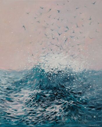 Beata Brząkalik-Gburek-Podróż na Północ XIV-Malarstwo