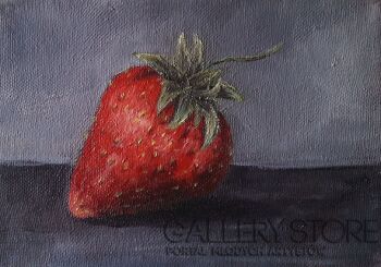 beata izbela wolak-truskawka-Malarstwo