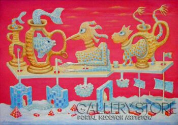 Bohdan Wincenty Łoboda-Baśnie - dualizm-Malarstwo