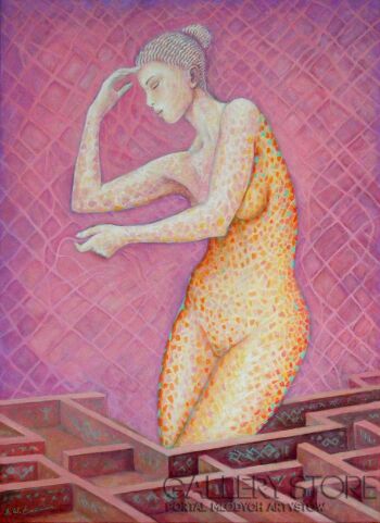 Bohdan Wincenty Łoboda-Pantomima i labirynt-Malarstwo