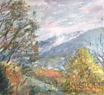 Bożena Hoffmann-Bieszczady jesienią-Malarstwo