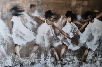 Bożena Sieczyńska-szczęście-Giclee