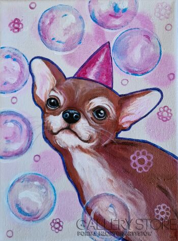 Danuta Kolis-Party Bubbles-Malarstwo