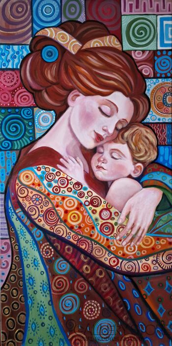 Danuta Kolis-Pierwszy wszechświat-Malarstwo