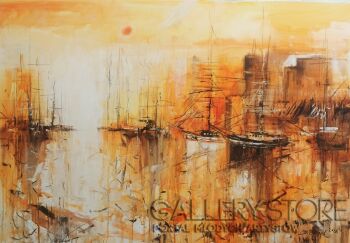 Dariusz Grajek-Cicha zatoczka....-Malarstwo