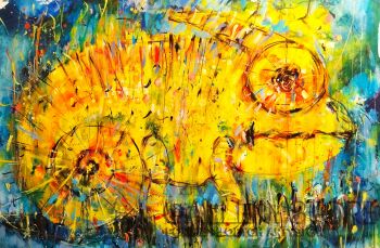 Dariusz Grajek-Kameleon-Malarstwo