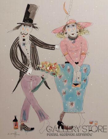 Dariusz Grajek-Kocham ciebie....-Malarstwo