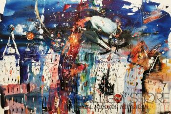 Dariusz Grajek-Miłość nad Manhattanem...-Malarstwo