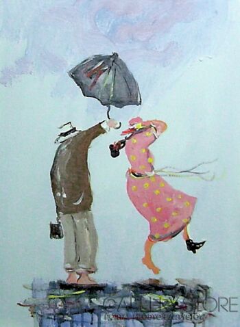 Parasol i sukienka....