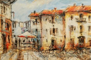Dariusz Grajek-Paryska "Cafe''"-Malarstwo