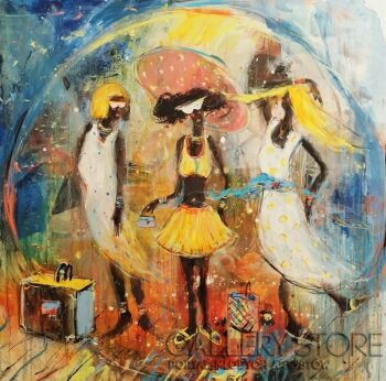 Dariusz Grajek-Podróżniczki....-Malarstwo