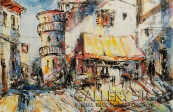 Dariusz Grajek-Prowansalska uliczka....-Malarstwo