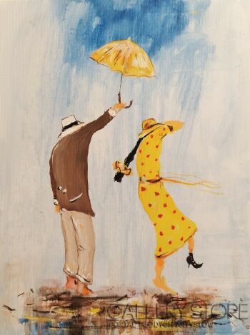 Dariusz Grajek-Słoneczny parasol...-Malarstwo
