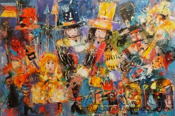 Dariusz Grajek-Wymarsz strzelców i.....-Malarstwo