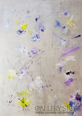 Dominika Gołąb-Soft Lilac Whispers-Malarstwo