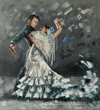 Dorota Łaz-Gorące flamenco-Malarstwo