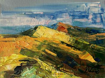 Dorota Łaz-Połoniny bieszczadzkie 1-Malarstwo