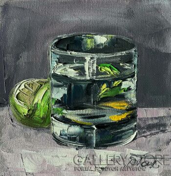 Dorota Łaz-Poproszę z limonką...-Malarstwo