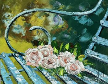 Dorota Łaz-Róże dla Ciebie-Malarstwo