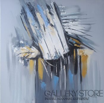 Dorota Łaz-Szara abstrakcja 5-Malarstwo