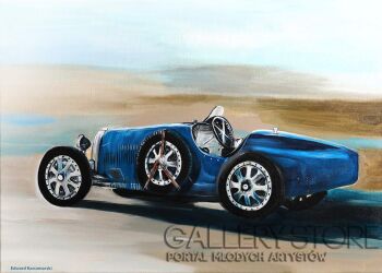Edward Karczmarski-Bugatti II - Legendy motoryzacji-Akryl
