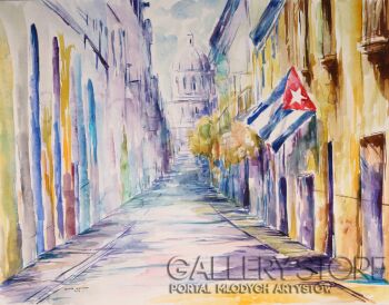 Kolorowa ulica Hawany