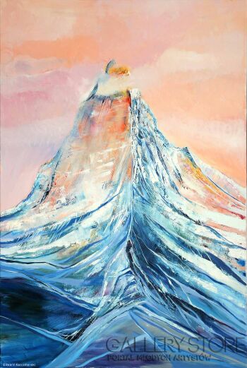Edward Karczmarski-Matterhorn XI-Olej