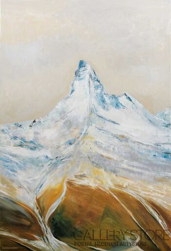 Edward Karczmarski-Matterhorn XII-Olej