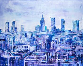 Edward Karczmarski-Panorama Warszawy XXXIV-Malarstwo