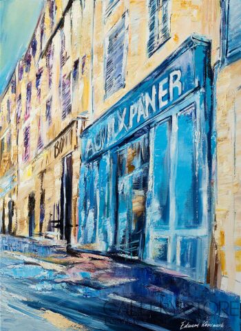 Edward Karczmarski-Spacer po Marsylii 01-Malarstwo