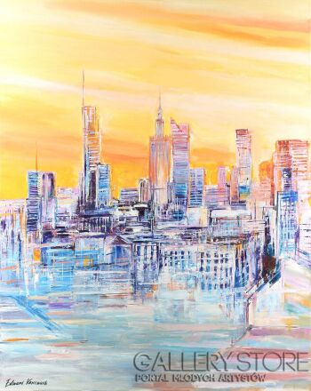Edward Karczmarski-Warszawa Panorama XXXVII-Malarstwo