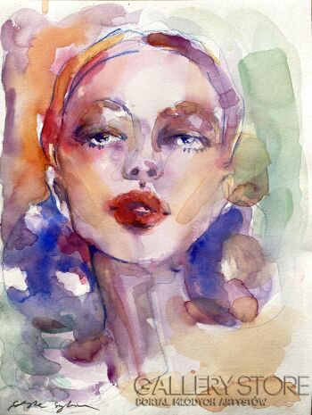 Edyta Sylvia-Violet Muse-Malarstwo