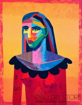 Emilia Gąsienica-Setlak-Portret geometryczny-Grafiki i plakaty