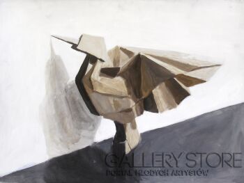 Ewa Gozdecka-Ptak origami-Akryl