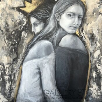 Ewa Grzegorczyk-Dwie siostry-Malarstwo