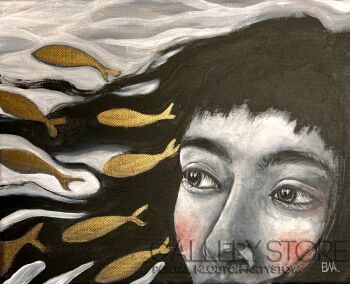 Ewa Grzegorczyk-Trudno się obudzić II-Malarstwo