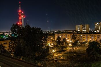 Blokowisko nocą