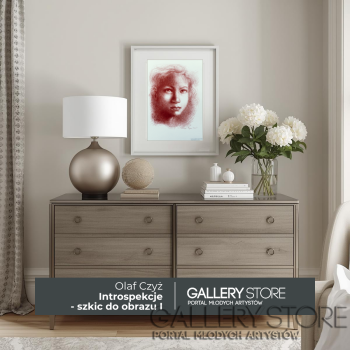 Gallery Store-Zamów Wizualizację obrazów w Twoim wnętrzu - GRATIS - Napisz do nas!-Rysunek