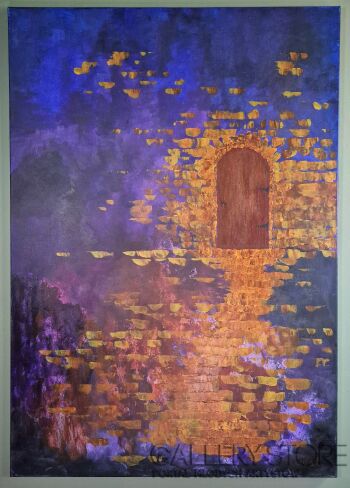 Grzegorz Gust-Czasami trudno jest znaleźć własną drogę a niepozorne drzwi mogą prowadzić do czegoś wielkiego-Malarstwo