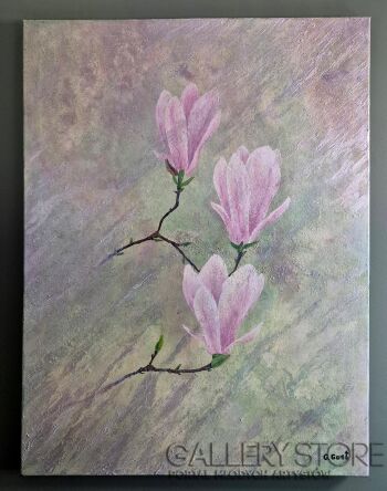 Grzegorz Gust-Magnolie-Malarstwo