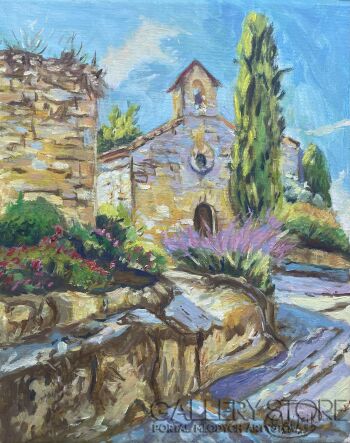 Grzegorz Wójcik-KAMIENNA KAPLICA NA SYCYLI-Malarstwo