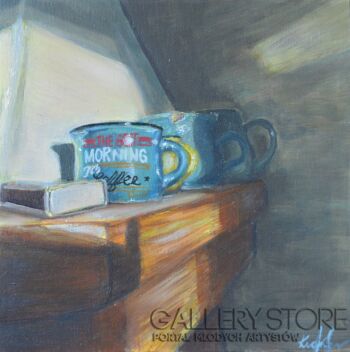 Hanna Kucner-Morning Coffee-Malarstwo