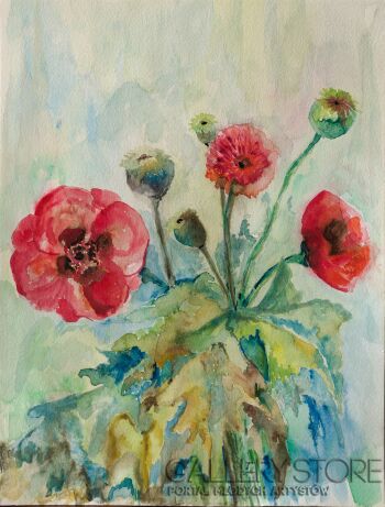 Ilona Milewska-Polne maki-Malarstwo