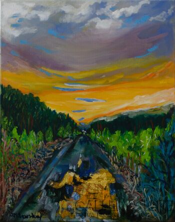 Ilona Milewska-W górach-Malarstwo