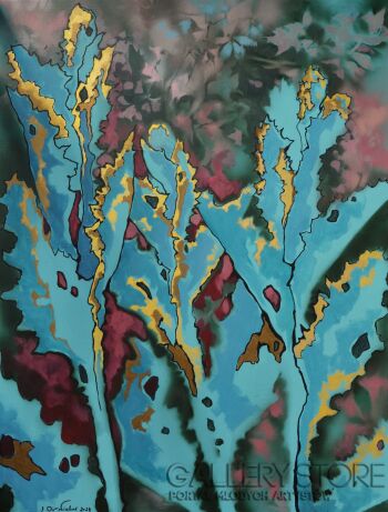 Iwona Orzechowska-Wiater-Osty jak pochodnie-Malarstwo